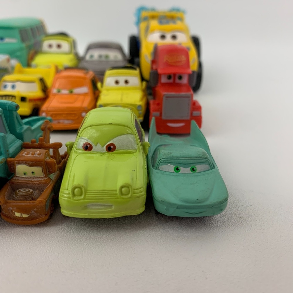 Mattel Disney Pixar Plastic Cars Toy Lot Fillmore Mater Sally Mack Cruz Rami - Picture 14 of 14